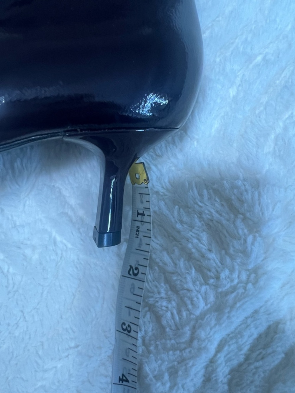 ZARA Burgundy Patent Kitten Heel Ankle Boots Pointed Toe EU 39 - Picture 13 of 14